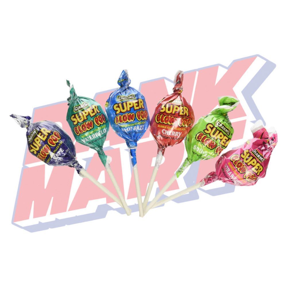 Charms Super Blow Pop Lollipop - 32g – DANK MART