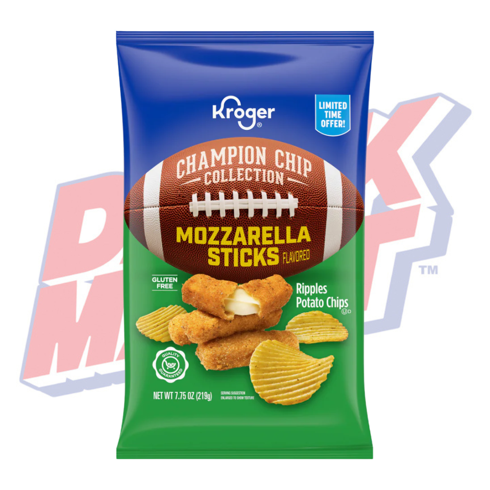 Kroger Mozzarella Sticks Ripple Chips - 7.75oz