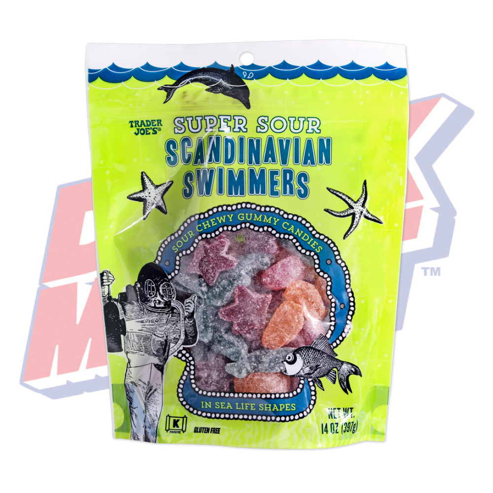 Trader Joe's Super Sour Scandinavian Swimmers - 14oz – DANK MART