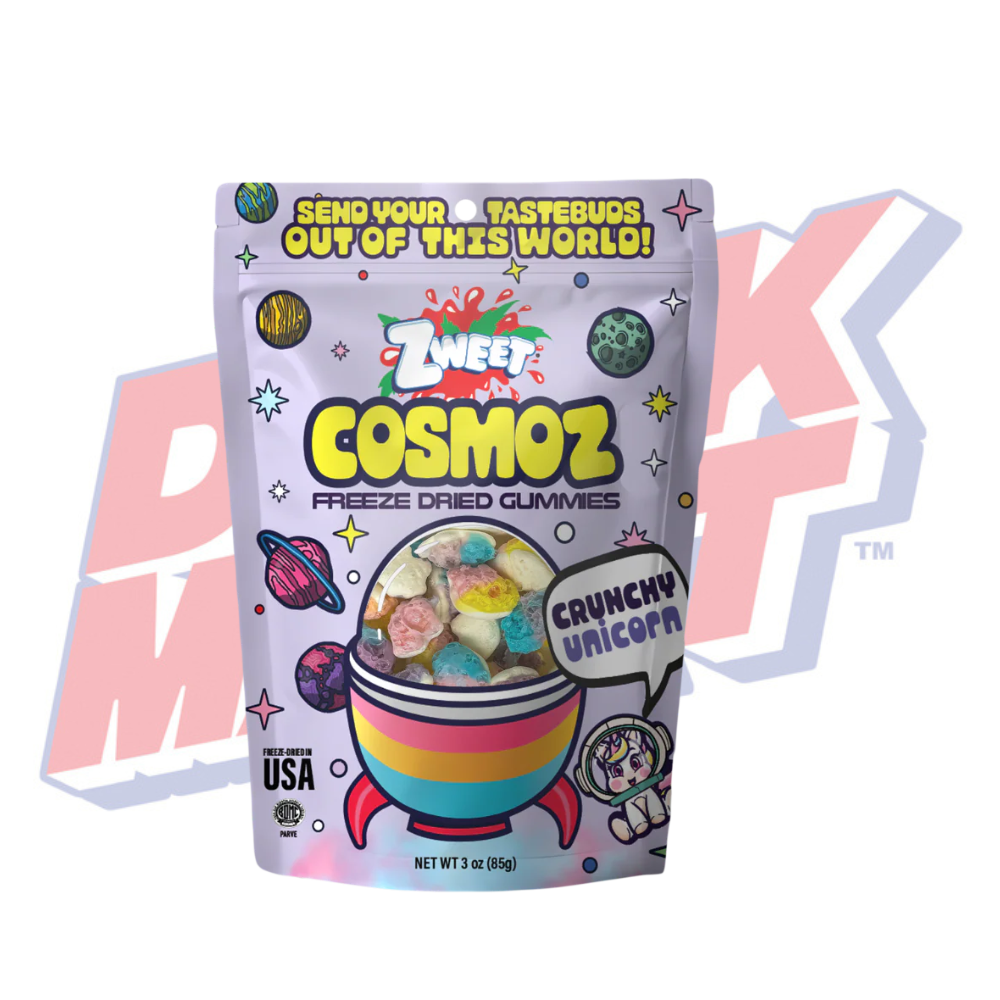 Zweet Cosmo Freeze Dried Gummies Crunchy Unicorn - 85g – DANK MART