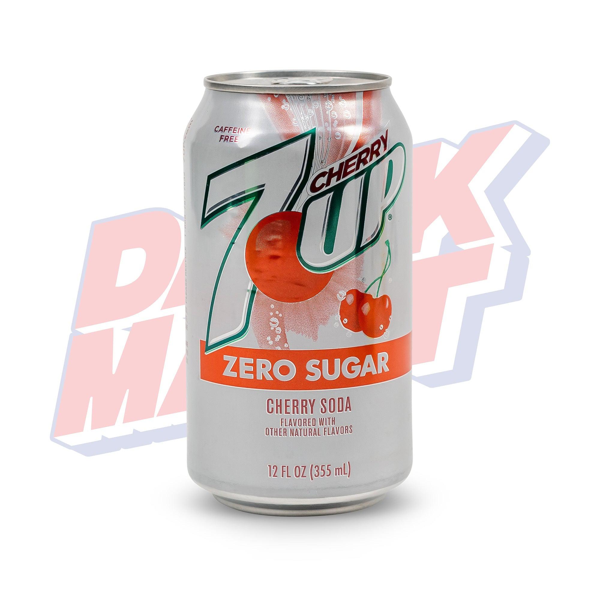 7UP Cherry Zero Sugar Soda, L Bottle, 53% OFF
