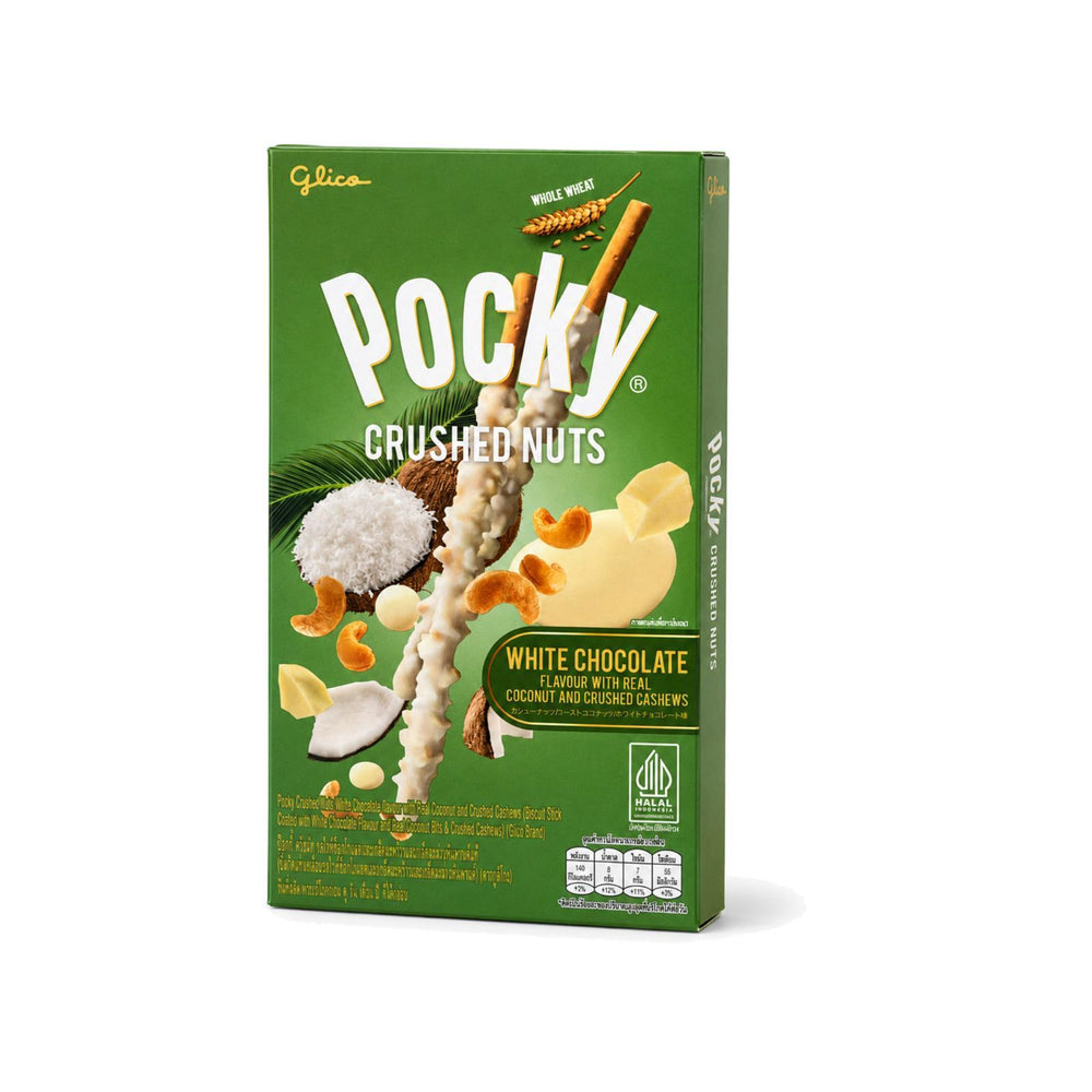 Pocky Crushed Nuts White Chocolate with Coconut Cashews (Thailand) - 25g