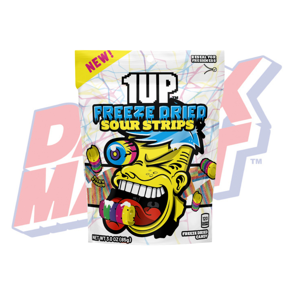 1UP Freeze Dried Sour Strips Rock’n Rainbow - 85g