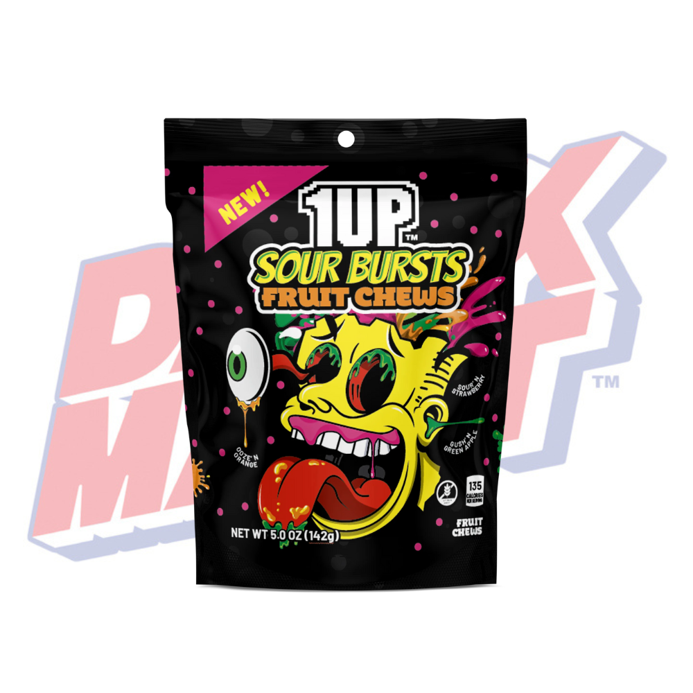 1UP Sour Burst Fruit Chews - 142g