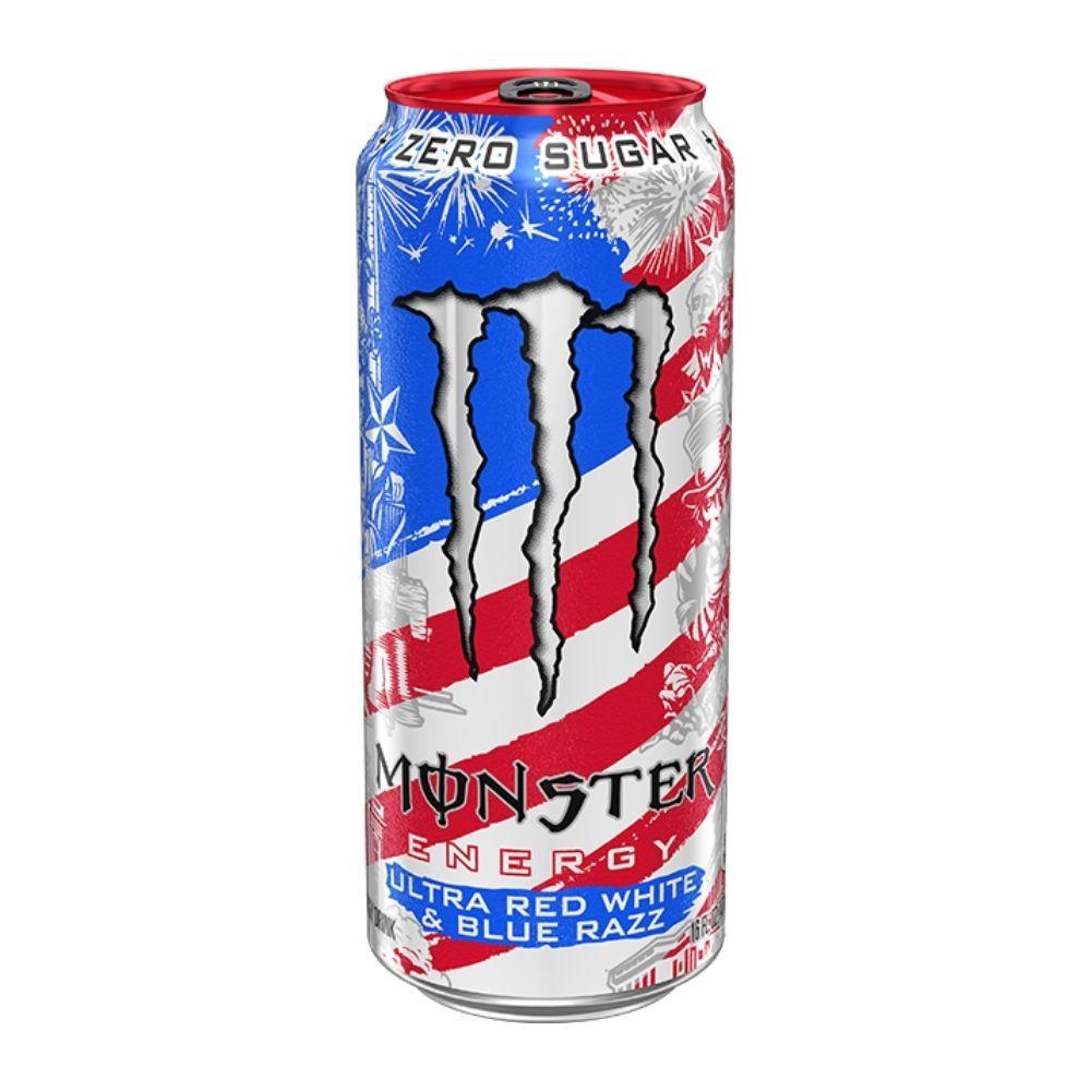 Monster Ultra Red White & Blue Razz - 473ml