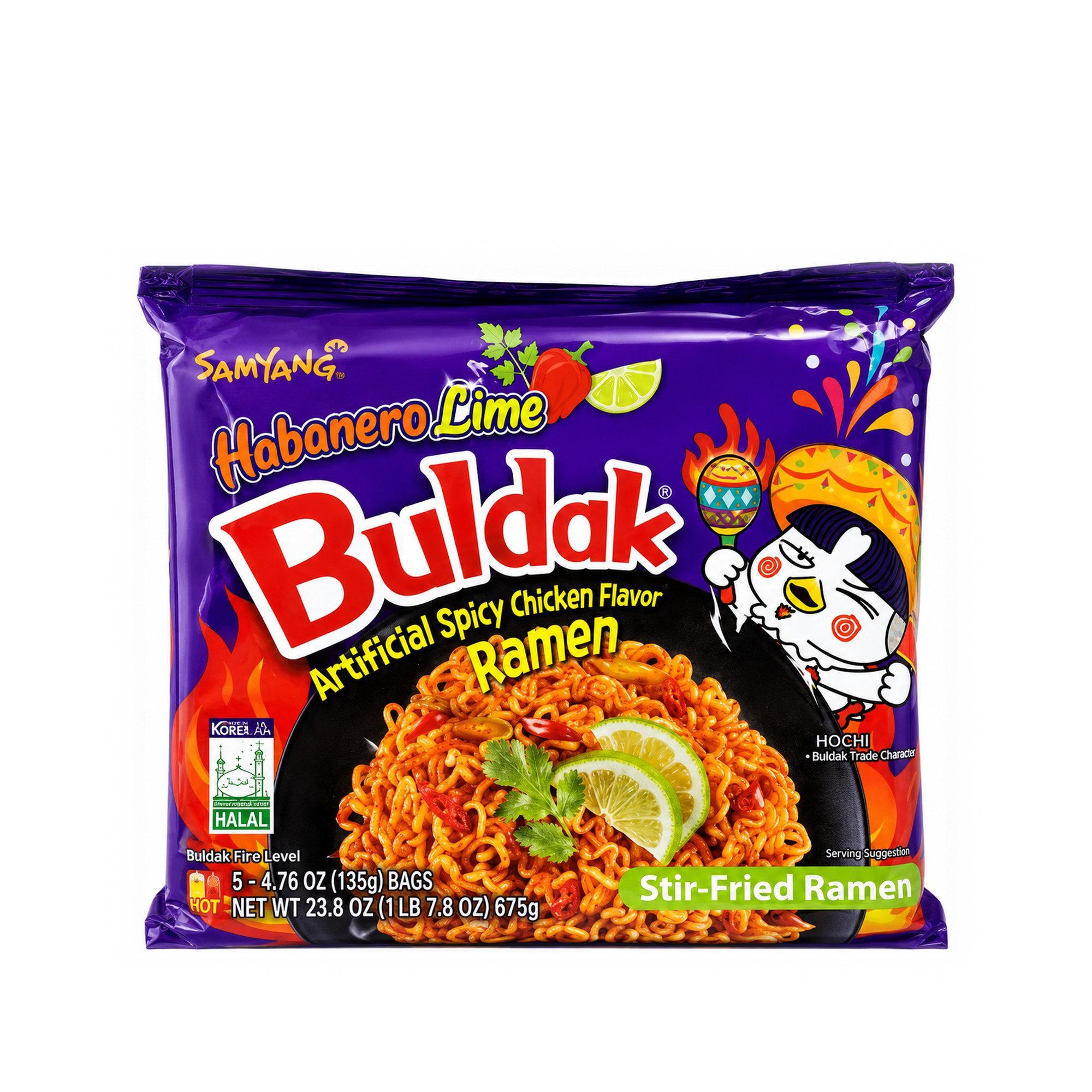 Buldak Habanero Lime Spicy Ramen - 4.76oz