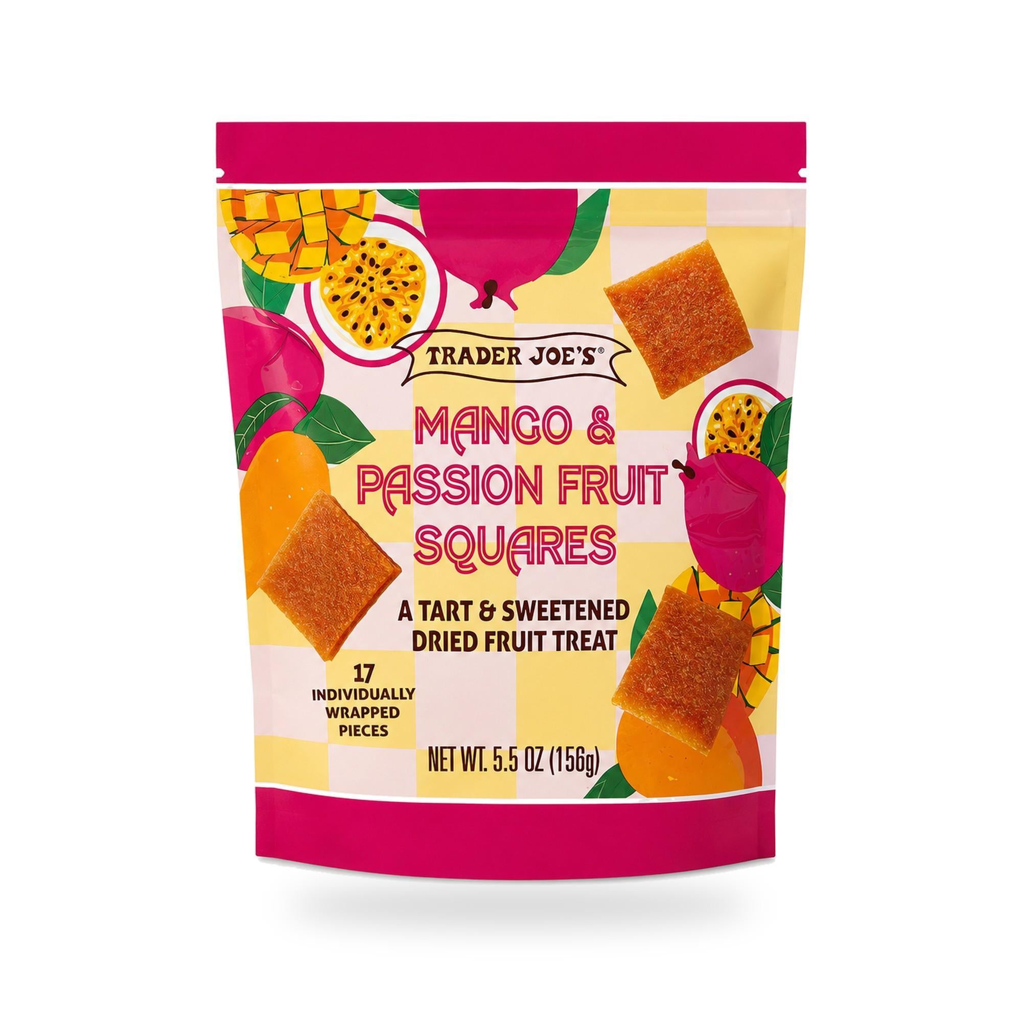 Trader Joe's Mango & Passion Fruit Squares - 5.5oz