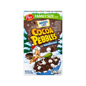 Cocoa Pebbles Naughty List Holiday Cereal (Family Size) - 17oz