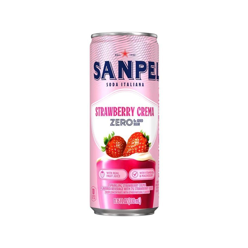 Sanpellegrino Strawberry Crema Zero Sugar - 330ml