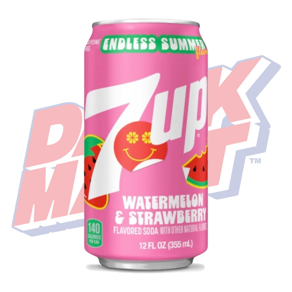 7up Endless Summer Watermelon & Strawberry - 355ml