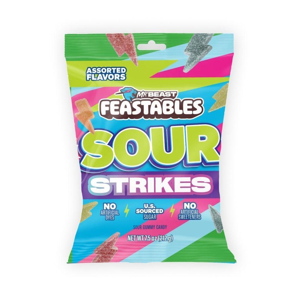 Feastables Sour Strikes Assorted - 4.5oz