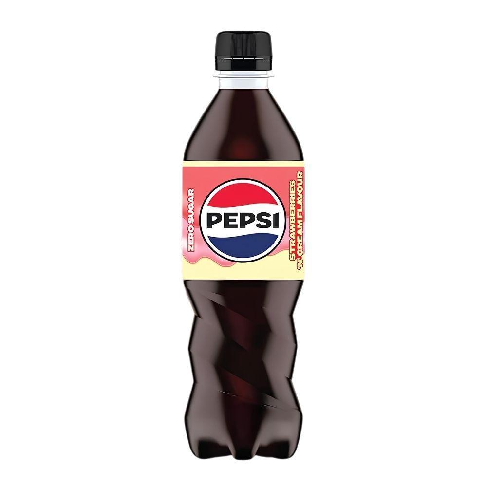 Pepsi Max Strawberry & Cream Zero Sugar (UK) - 500ml