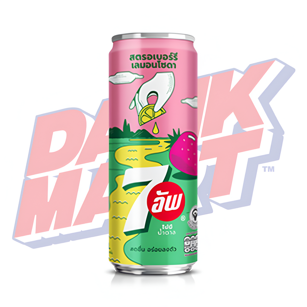 7UP Strawberry Lemon Zero Sugar (Thailand) - 325ml
