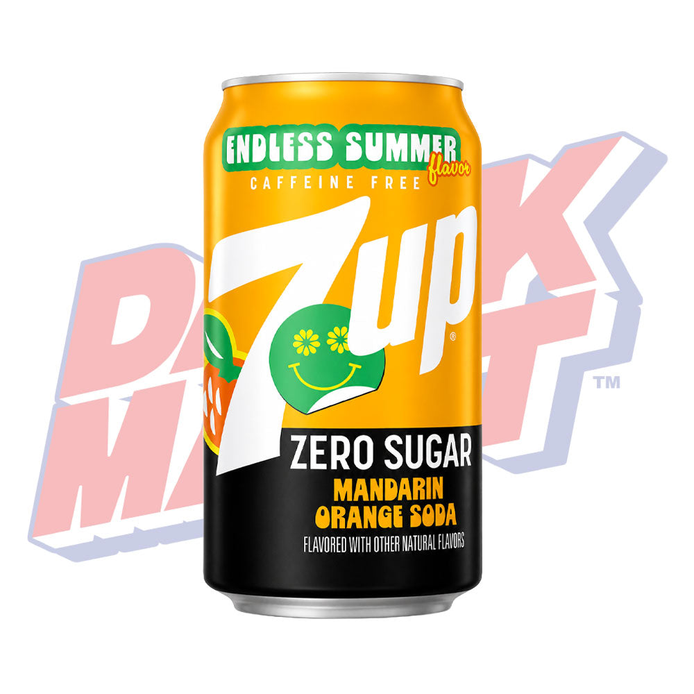 7up Endless Summer Mandarin Orange Zero - 355ml