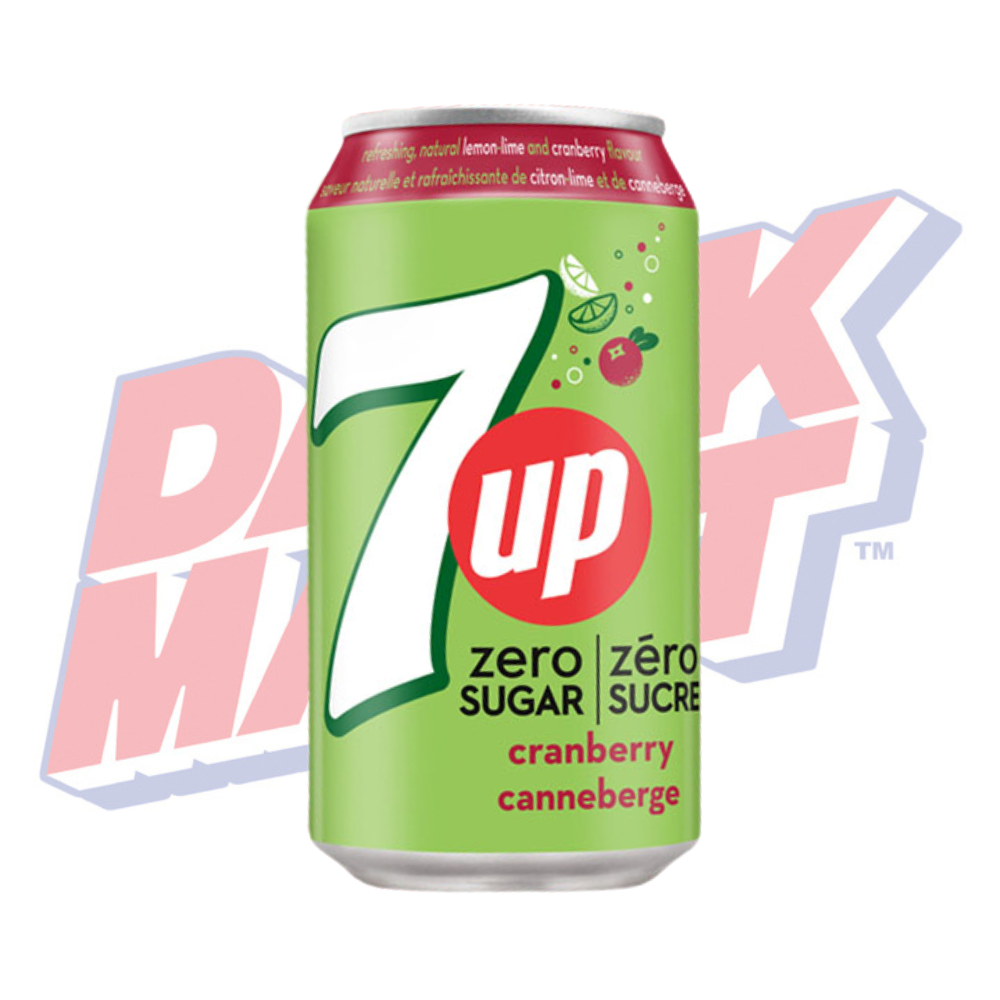 7up Cranberry Zero Sugar - 355ml