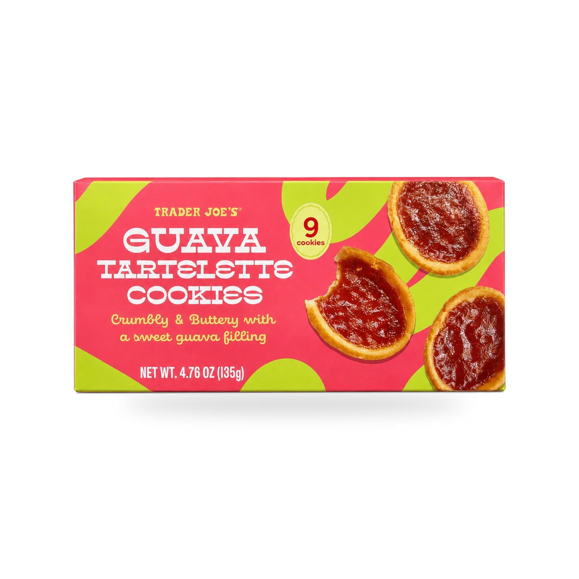 Trader Joe's Guava Tartelette Cookies - 4.76oz