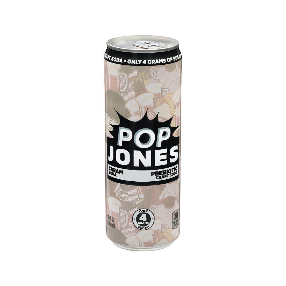 Pop Jones Prebiotic Craft Soda Cream Soda - 355ml