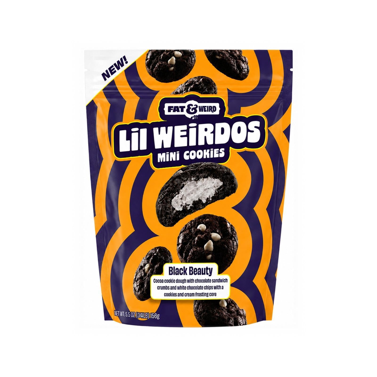 Lil Weirdos Mini Cookies Black Beauty - 5.5oz