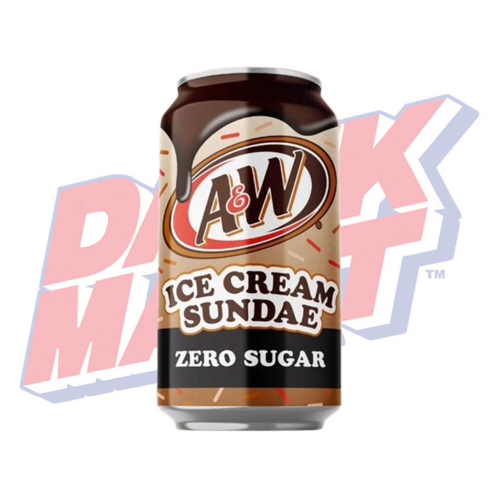 A&W Ice Cream Sundae Zero Sugar - 355ml