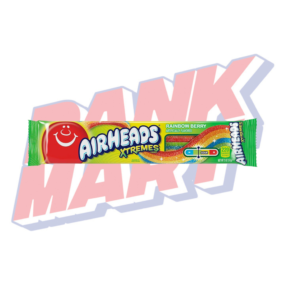 Airheads Xtremes Sour Belts Rainbow - 2oz