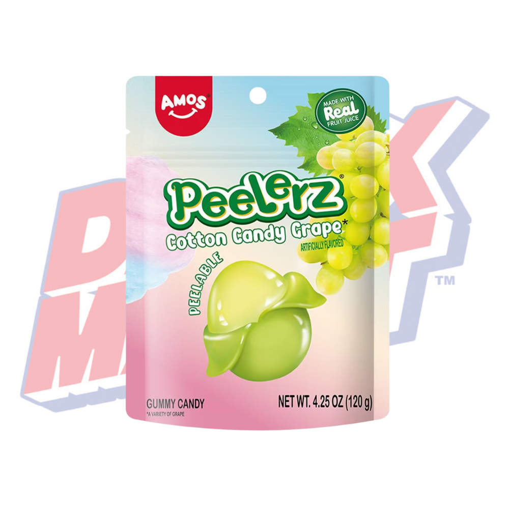 Amos Peelerz Cotton Candy Grape - 4.25oz