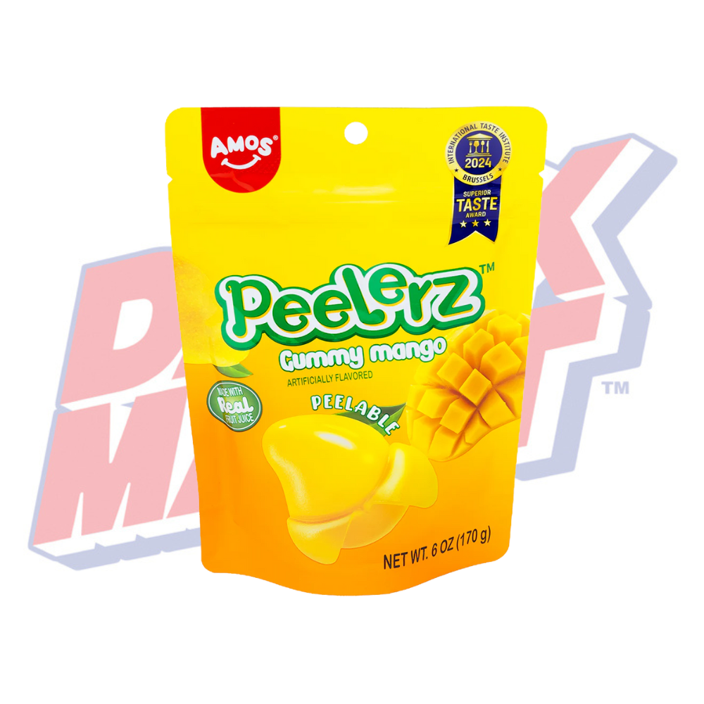 Amos Peelerz Gummy Mango - 6oz