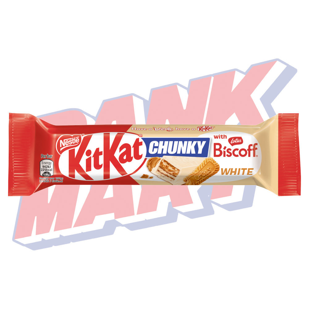 Kit Kat Biscoff White (UK) - 42g