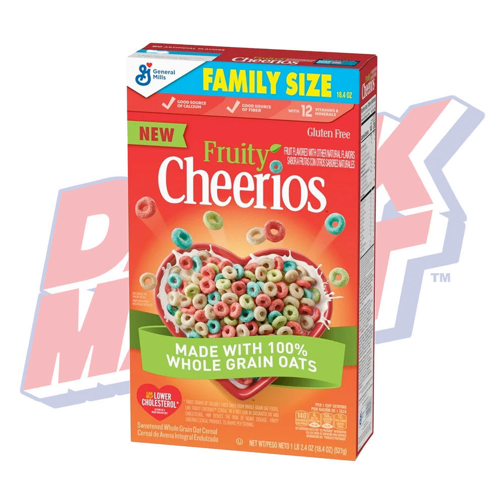 Fruity Cheerios Cereal (Family Size) - 521g