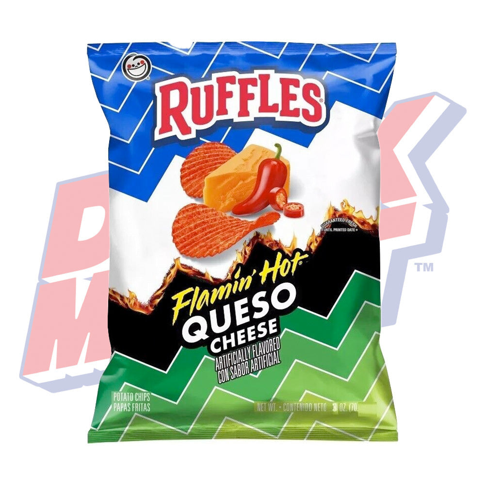 Ruffle Flamin Hot Queso - 8oz