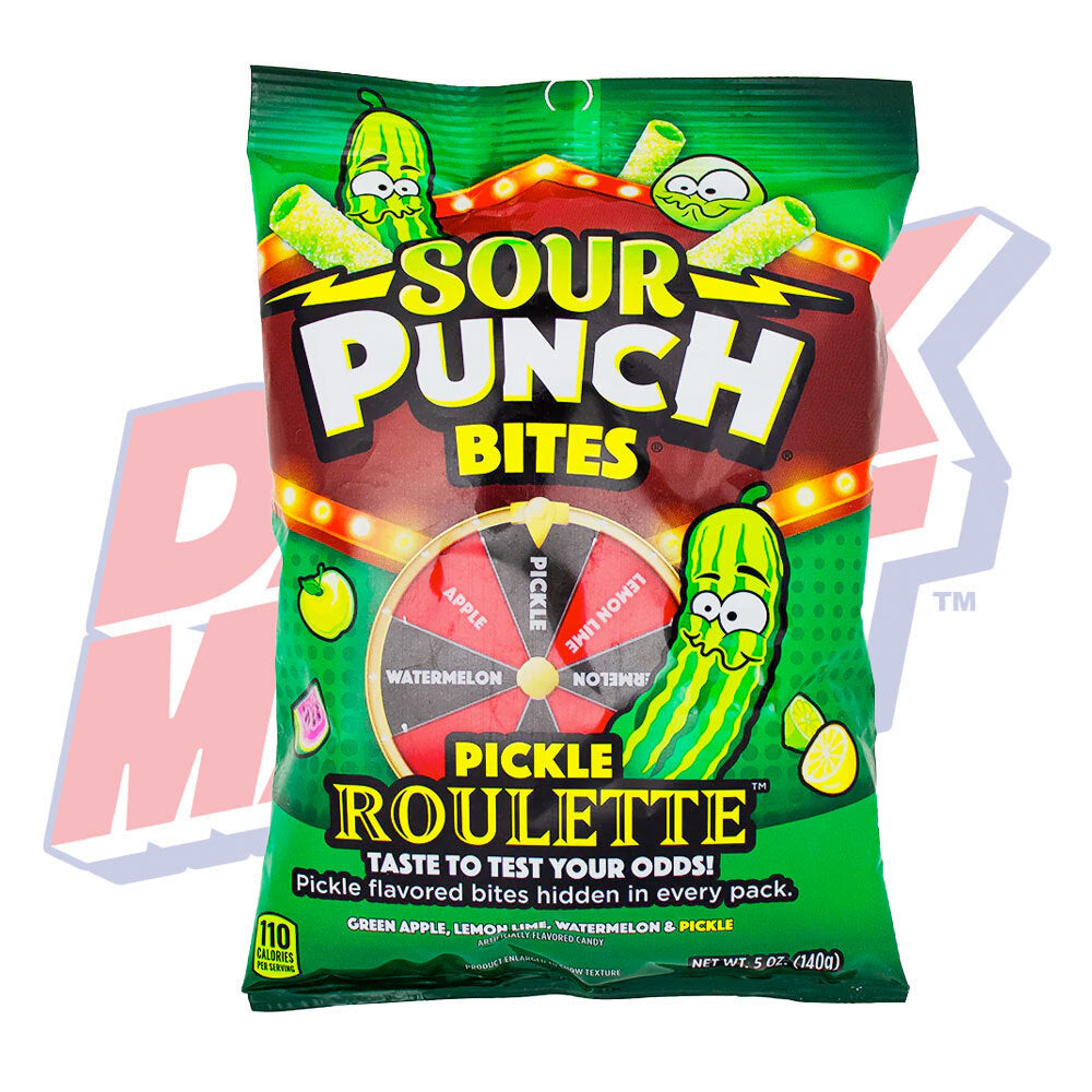 Sour Punch Bites Pickle Roulette - 5oz