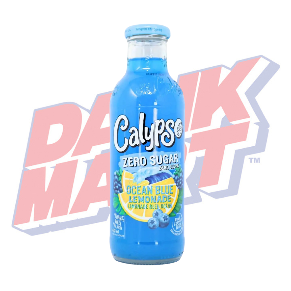 Calypso Zero Sugar Ocean Blue Lemonade - 473ml