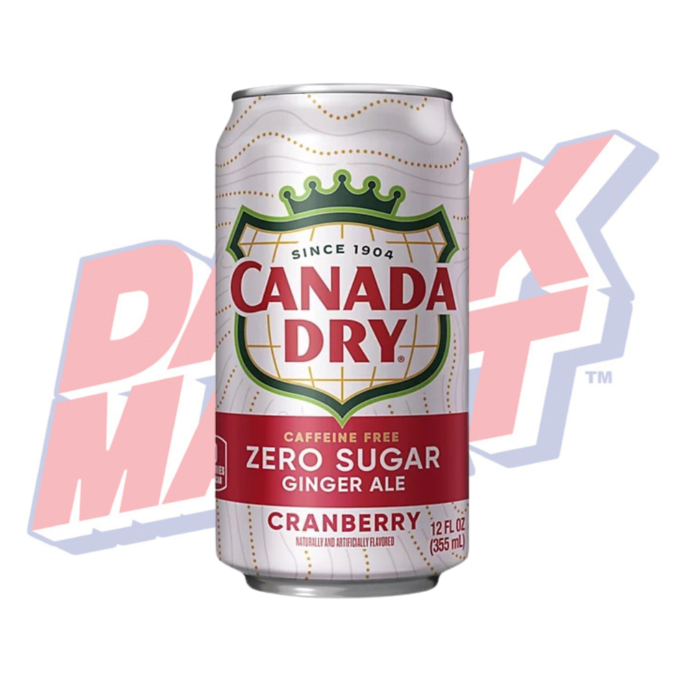 Canada Dry Cranberry Ginger Ale Zero Sugar - 355ml