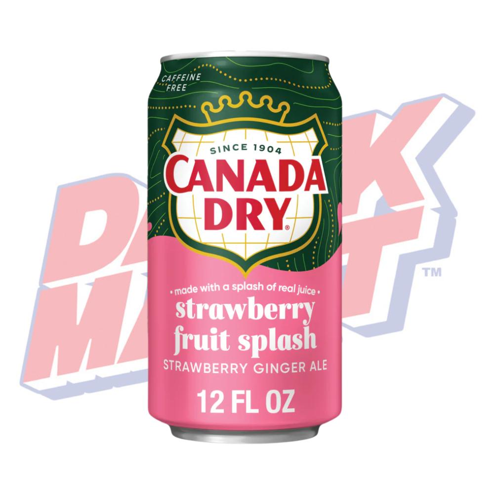 Canada Dry Strawberry Fruit Splash - 355ml