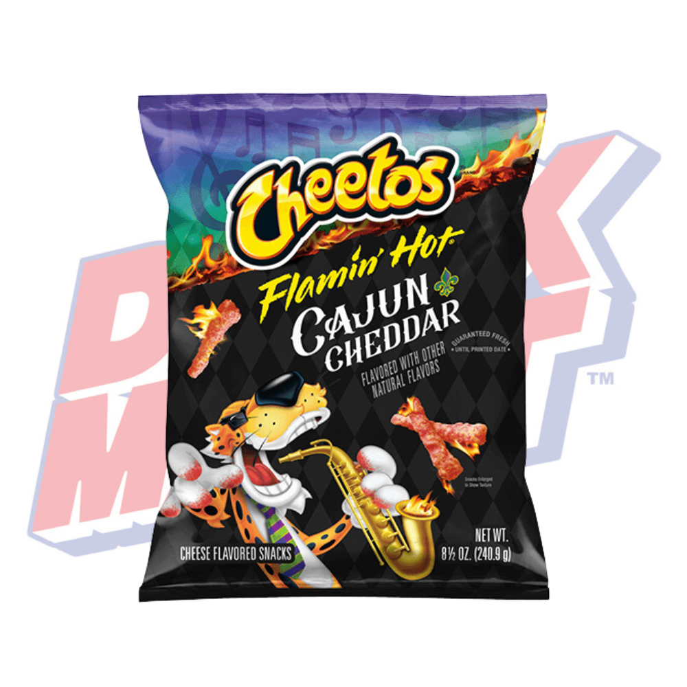 Cheetos Crunchy Flamin' Hot Cajun Cheddar - 8.5oz