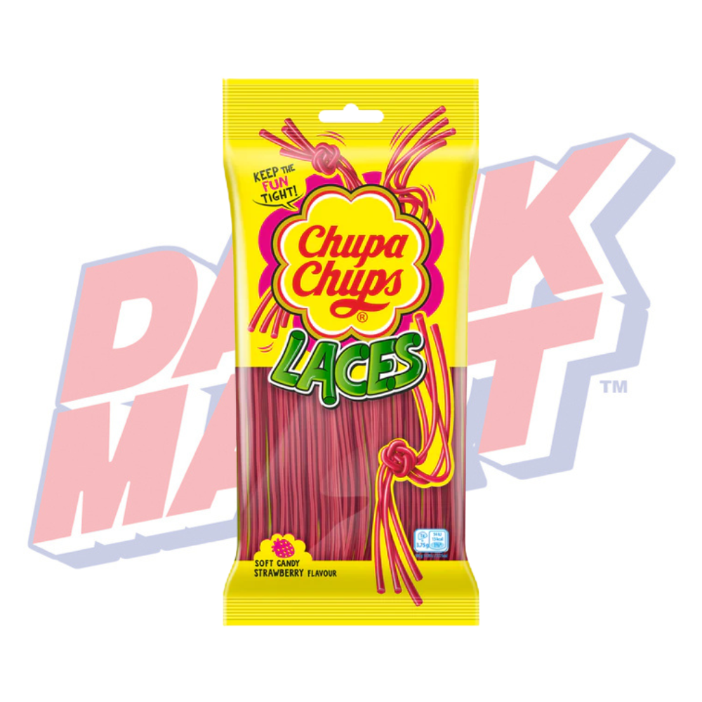 Chupa Chups Laces Strawberry (UK) - 90g