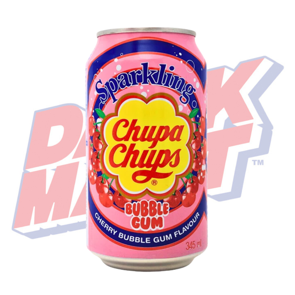 Chupa Chups Sparkling Cherry Bubble Gum (Korea) - 345ml