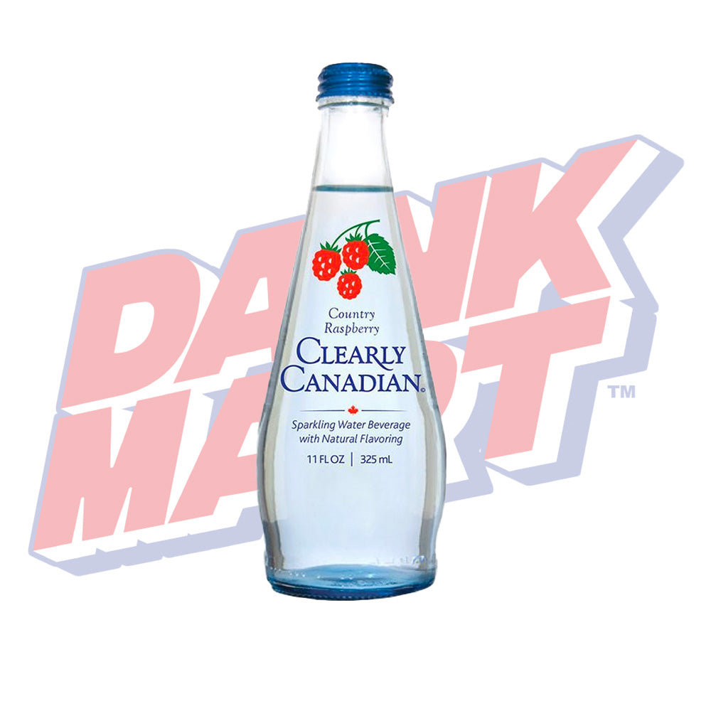 Clearly Canadian Sparkling Raspberry - 325ml – DANK MART