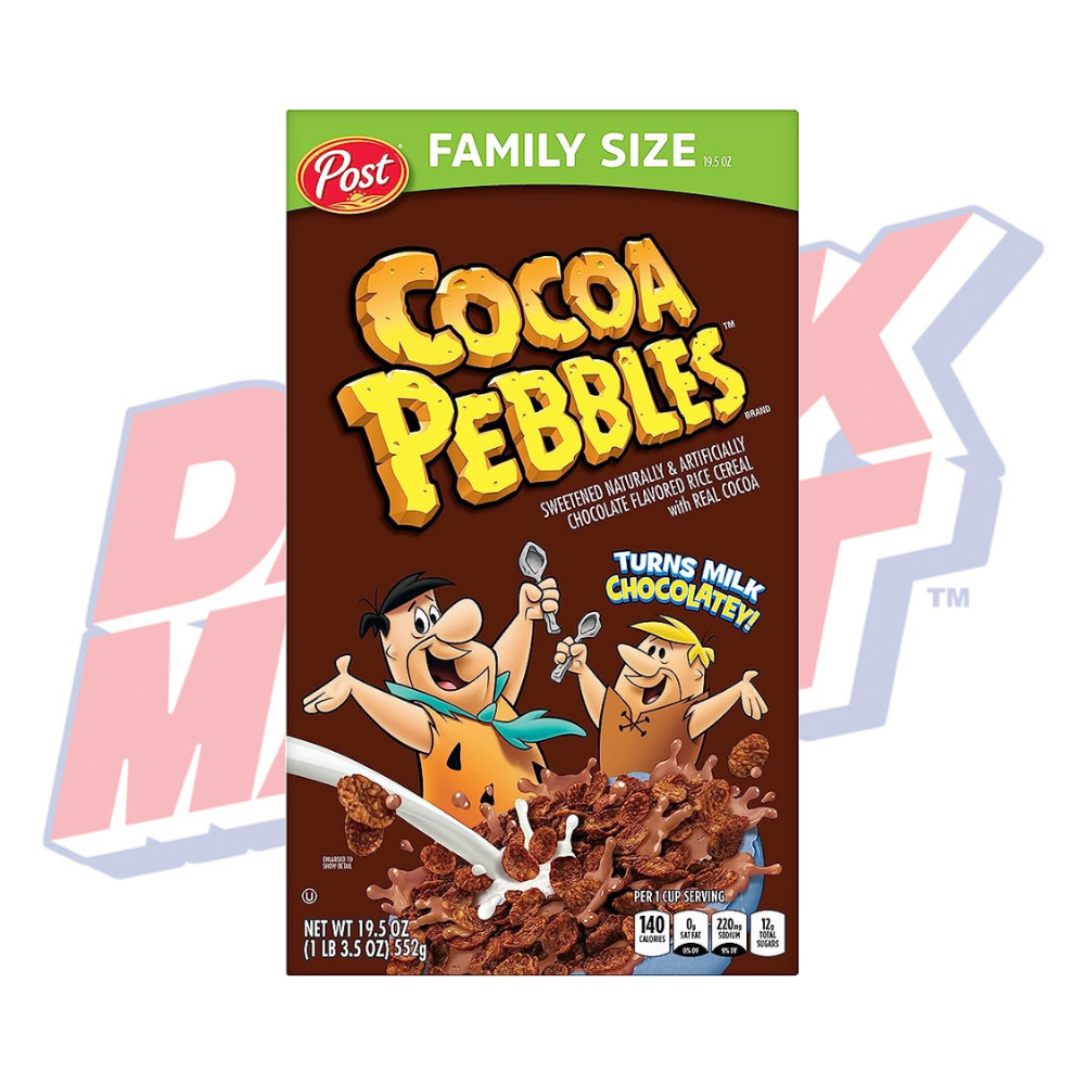 Cocoa Pebbles Family Size Cereal - 552g