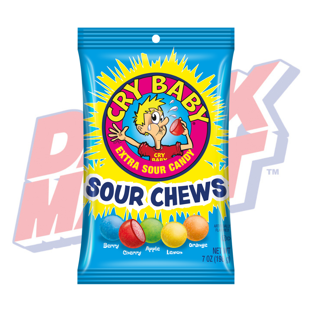 Cry Baby Sour Chews - 7oz