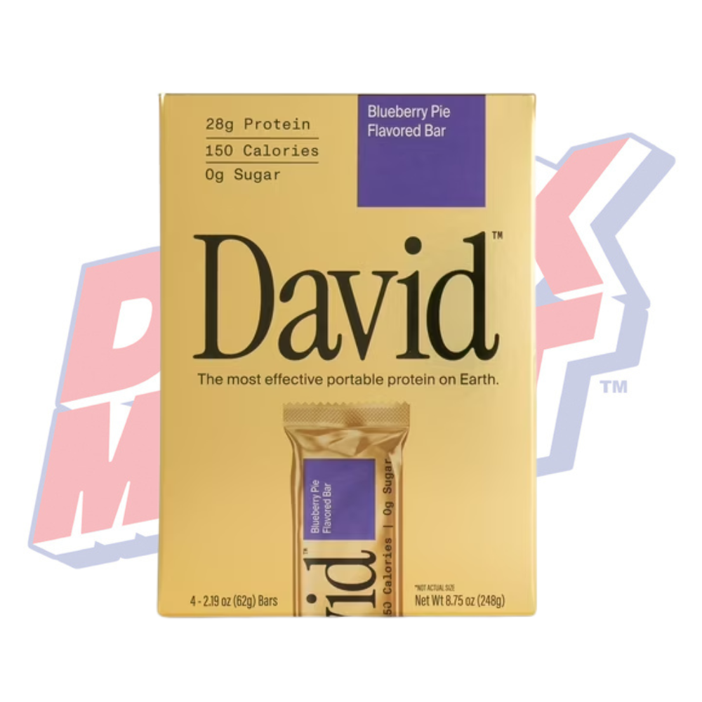 David Protein Bars Blueberry Pie 4pk - 8.75oz