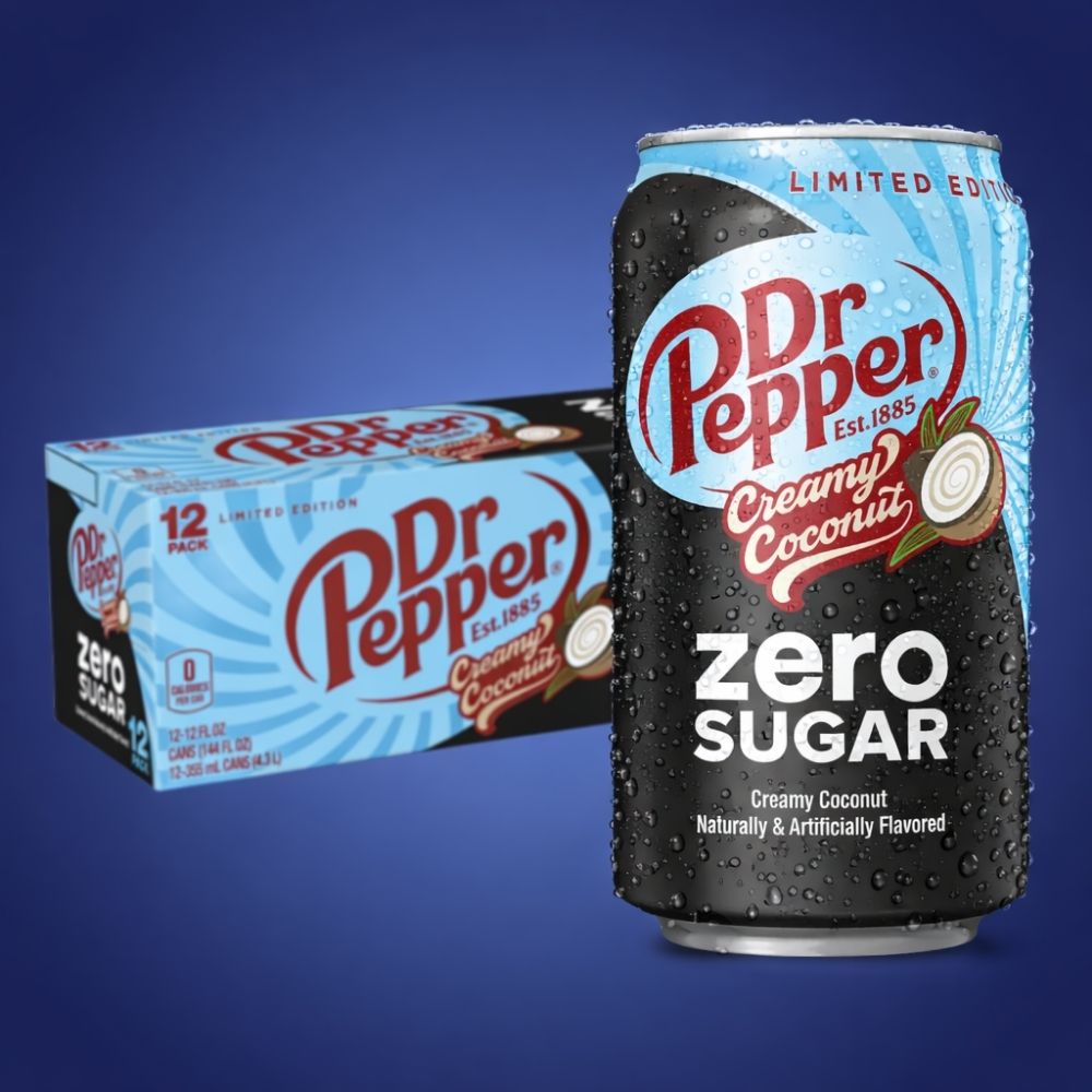 Dr Pepper Creamy Coconut Zero Sugar — Limited Edition | Dank Mart