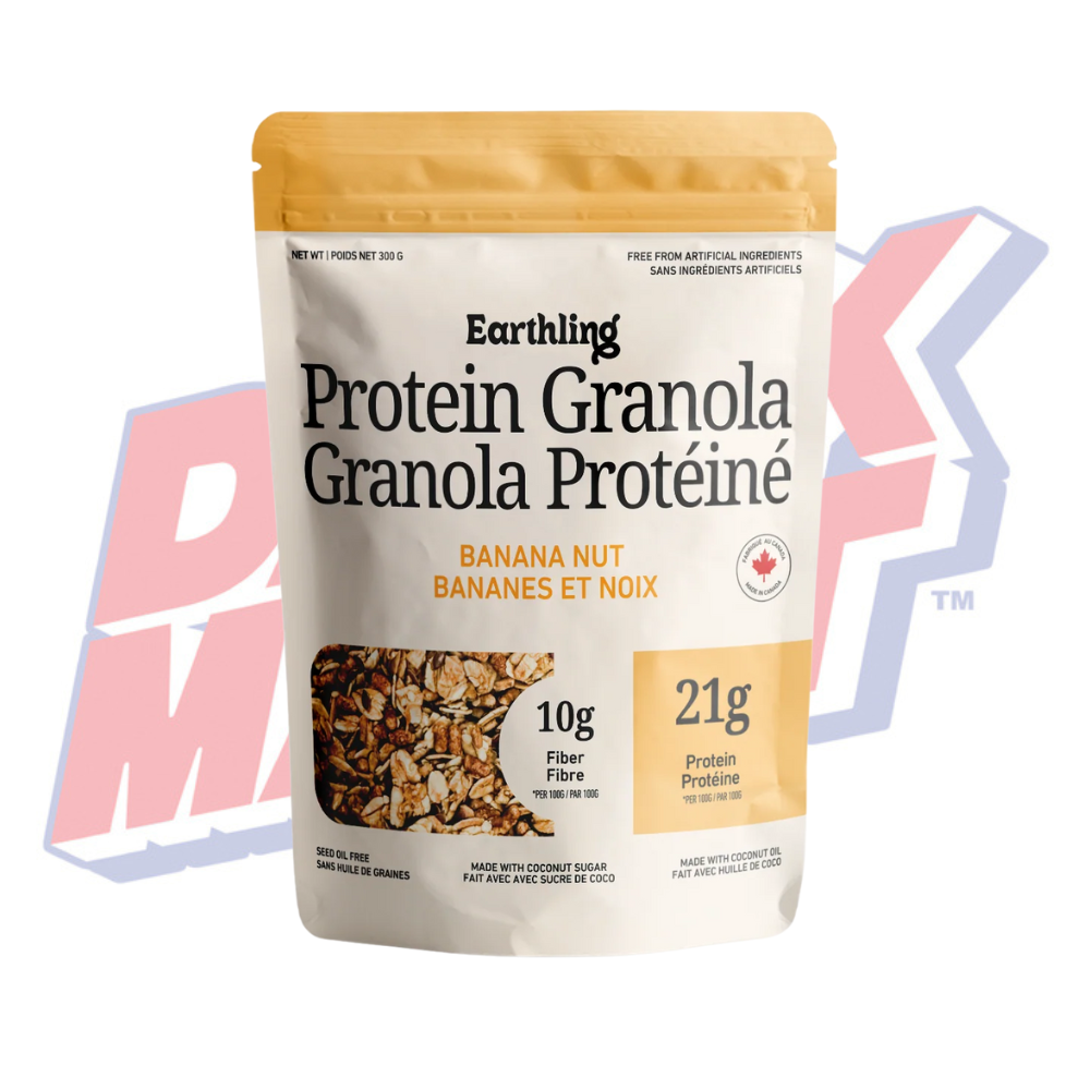 Earthling Banana Nut Protein Granola - 300g