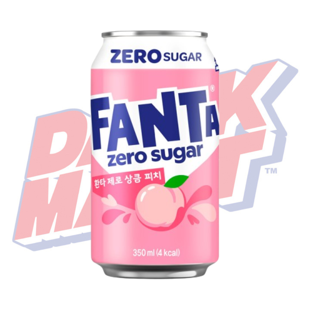 Fanta Peach Zero Sugar (Korea) - 350ml
