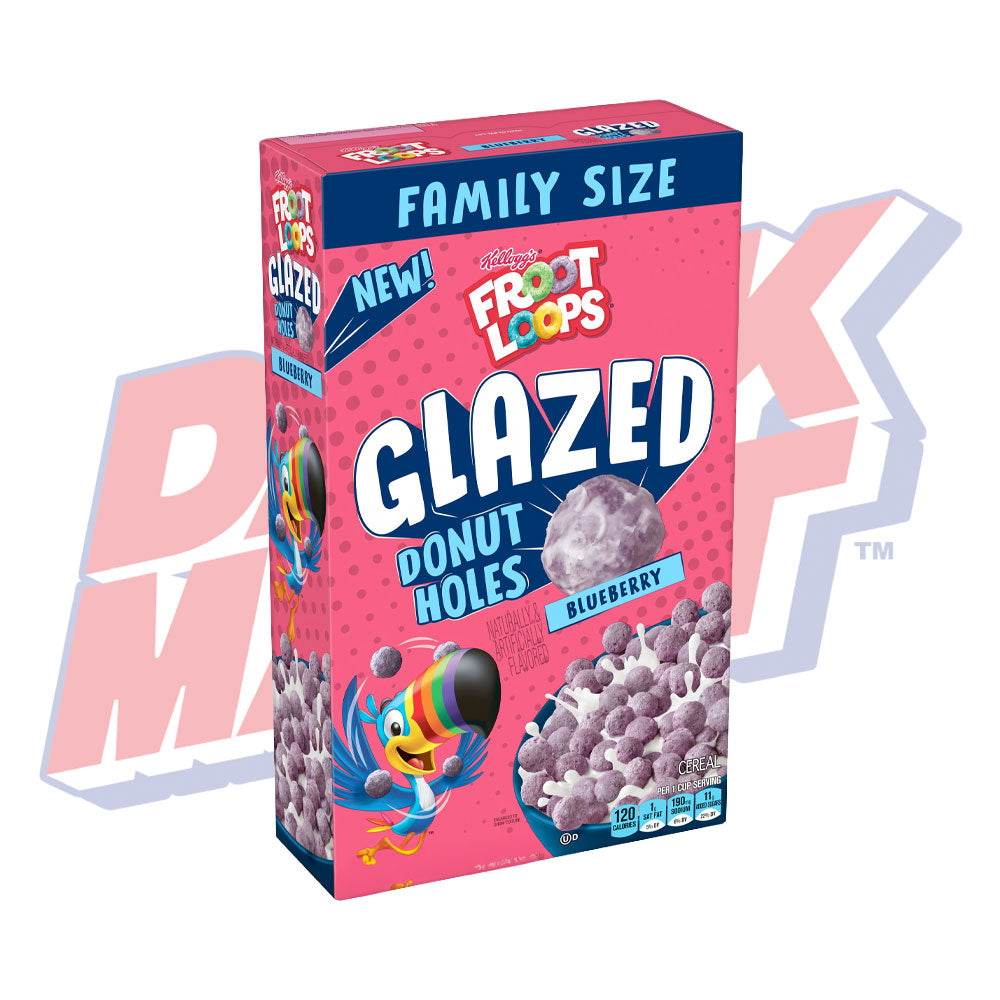 Froot Loops Glazed Donut Holes Blueberry (Family Size) - 17.8oz
