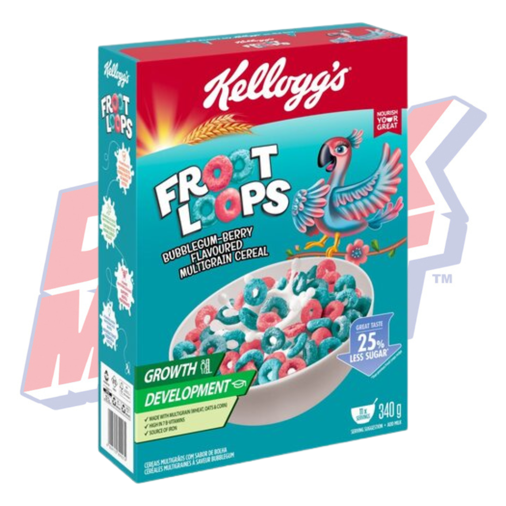 Froot Loops Bubblegum & Berry Flavored Cereal (South Africa) - 340g