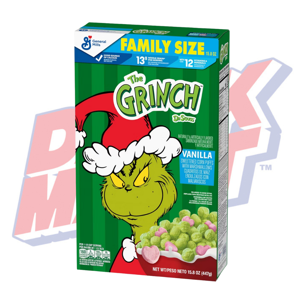 General Mills Grinch Family Size Cereal - 447g
