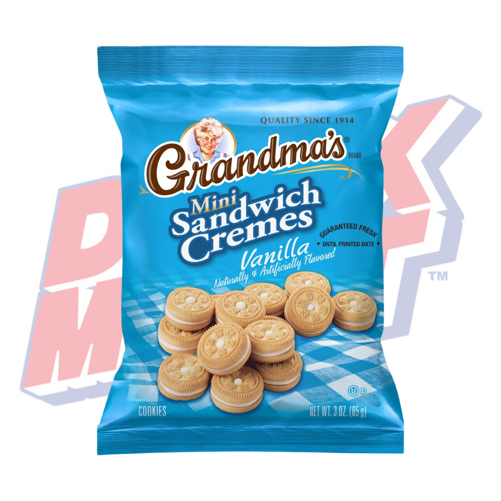 Grandma's Vanilla Creme Mini Sandwich Cookies - 3oz