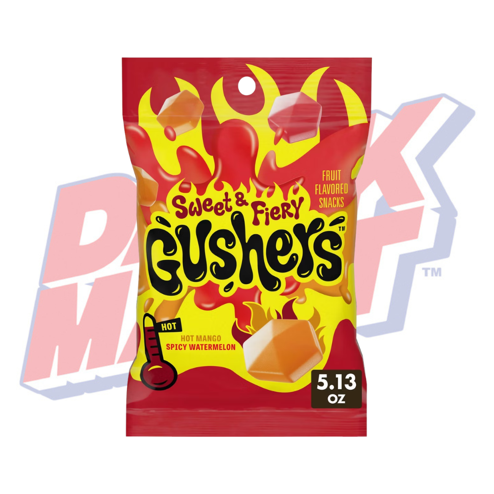 Gushers Sweet & Fiery Candy - 5.13oz