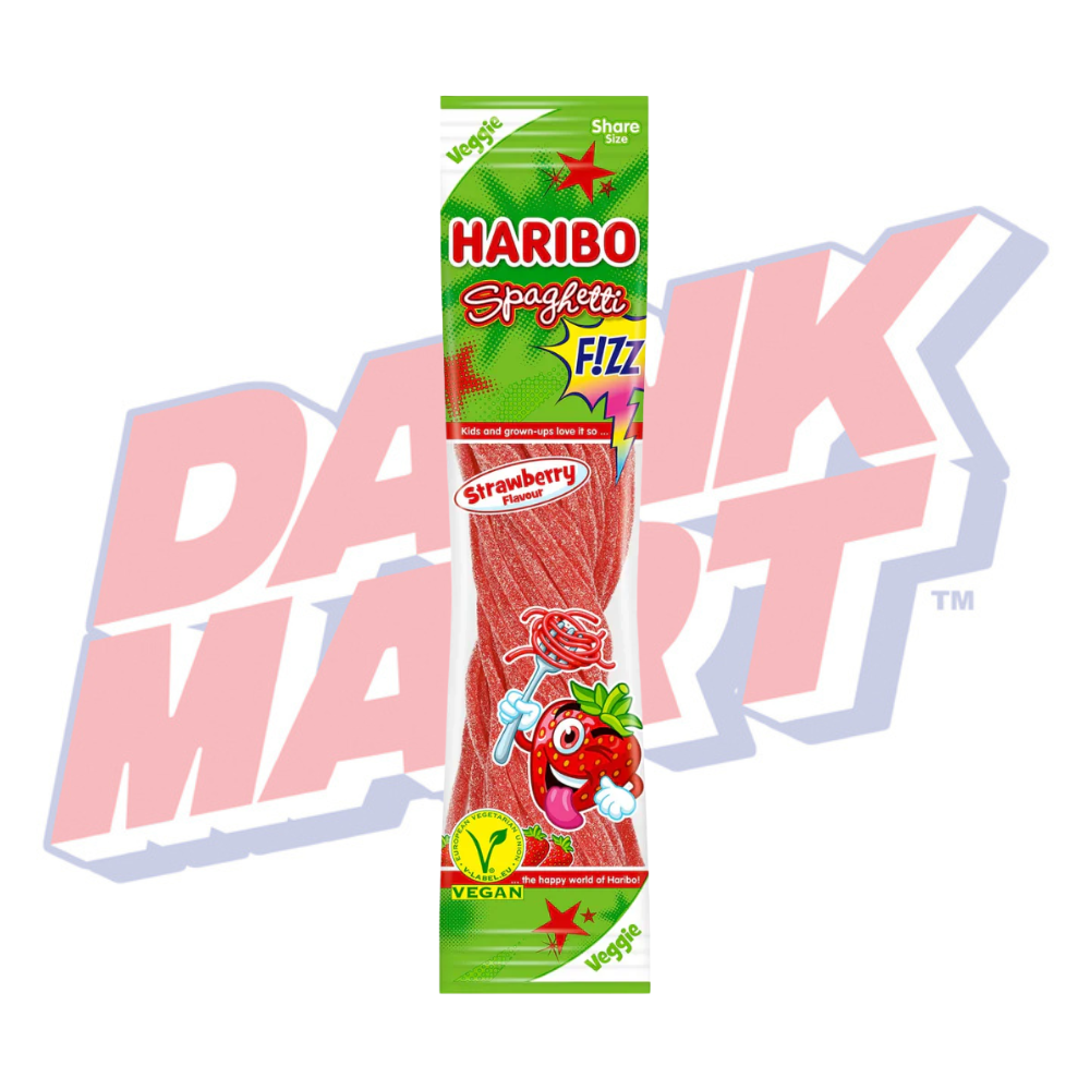 Haribo Spaghetti Fizz Strawberry (Italy) - 200g