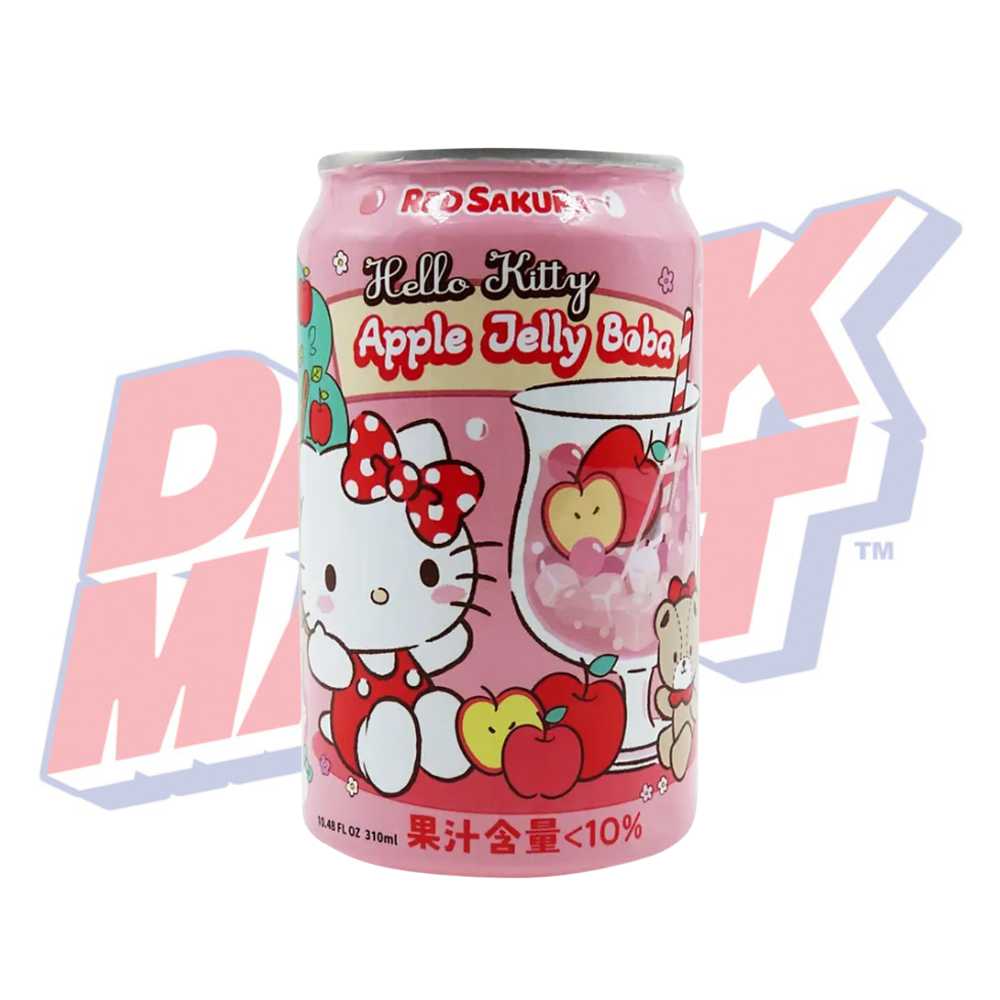 Hello Kitty Apple Jelly Aloe Vera Drink (Taiwan) - 310ml